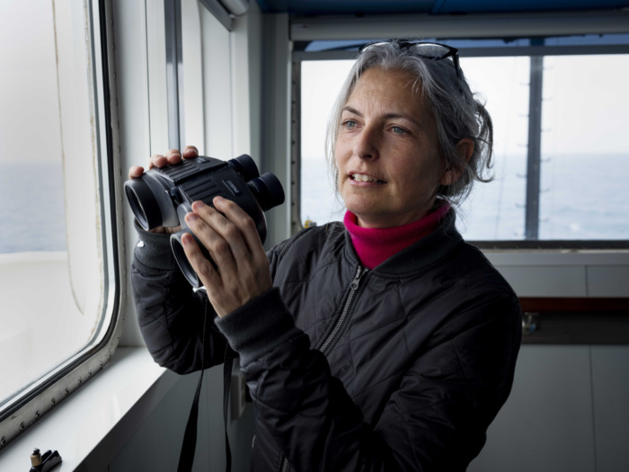Abbie Trayler-Smith  Crew Portraits On board the Arctic Sunrise with Greenpeace in Antartica.